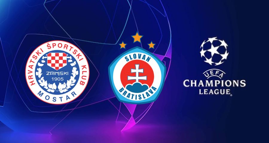 Preview kvalifikácie Ligy Majstrov zápasu Zrinskij Mostar - Slovan Bratislava