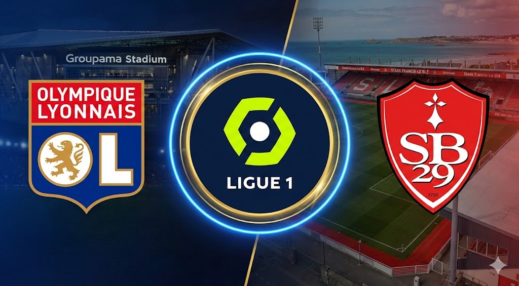 Preview 18. kolo Ligue 1 zápas Lyon - Brest