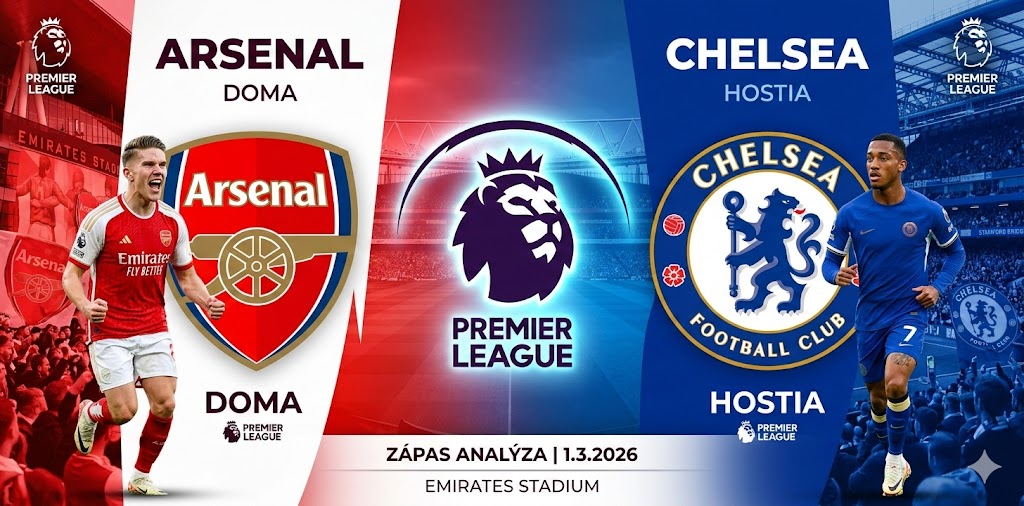 Preview 28. kolo Premier League zápas Arsenal Chelsea