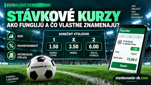 Stávkové kurzy – ako fungujú, čo znamenajú a ako ovplyvňujú možnú výplatu