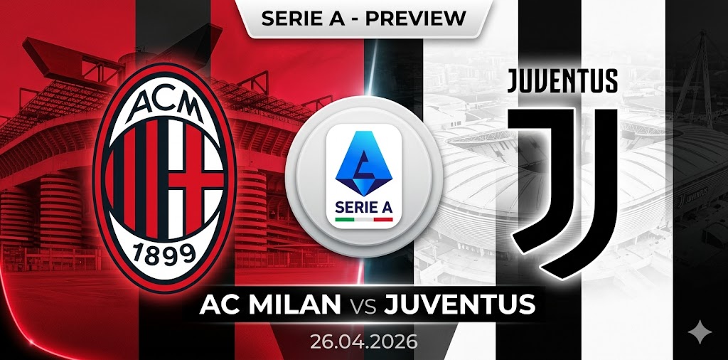 Preview Serie A zápas AC Miláno - Juventus