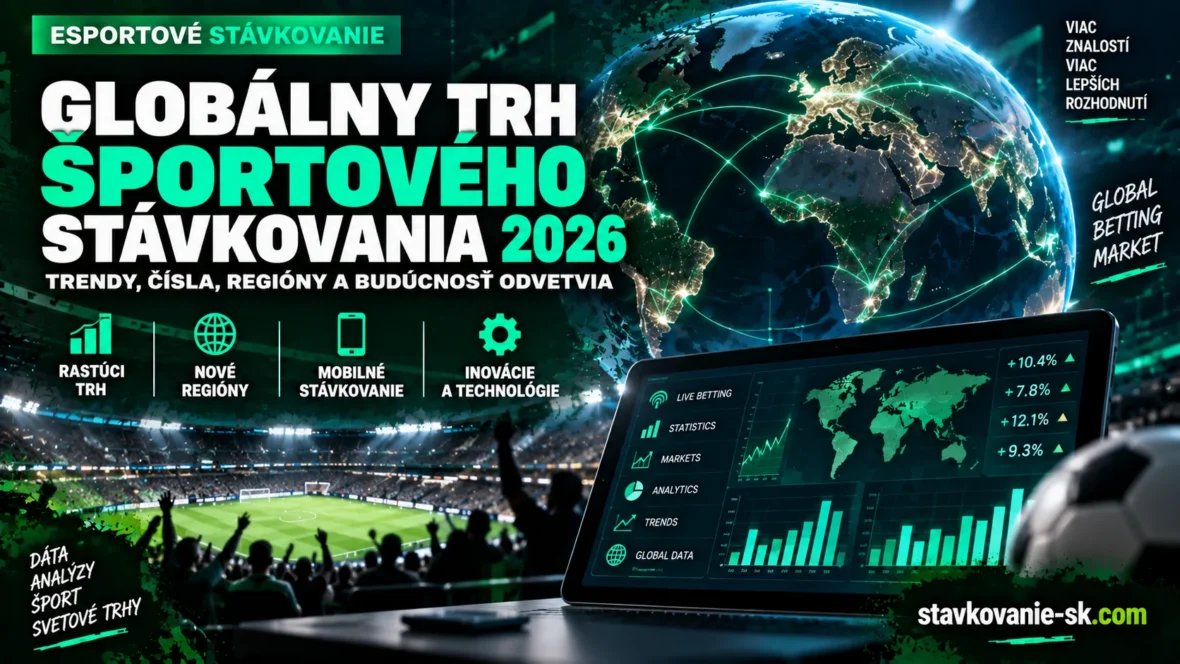 Globálny trh športového stávkovania 2026 – rast trhu, nové regióny, mobilné stávkovanie a technológie