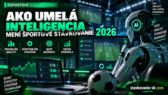 Umelá inteligencia v športovom stávkovaní 2026 – dáta, analýza, technológie a automatizácia