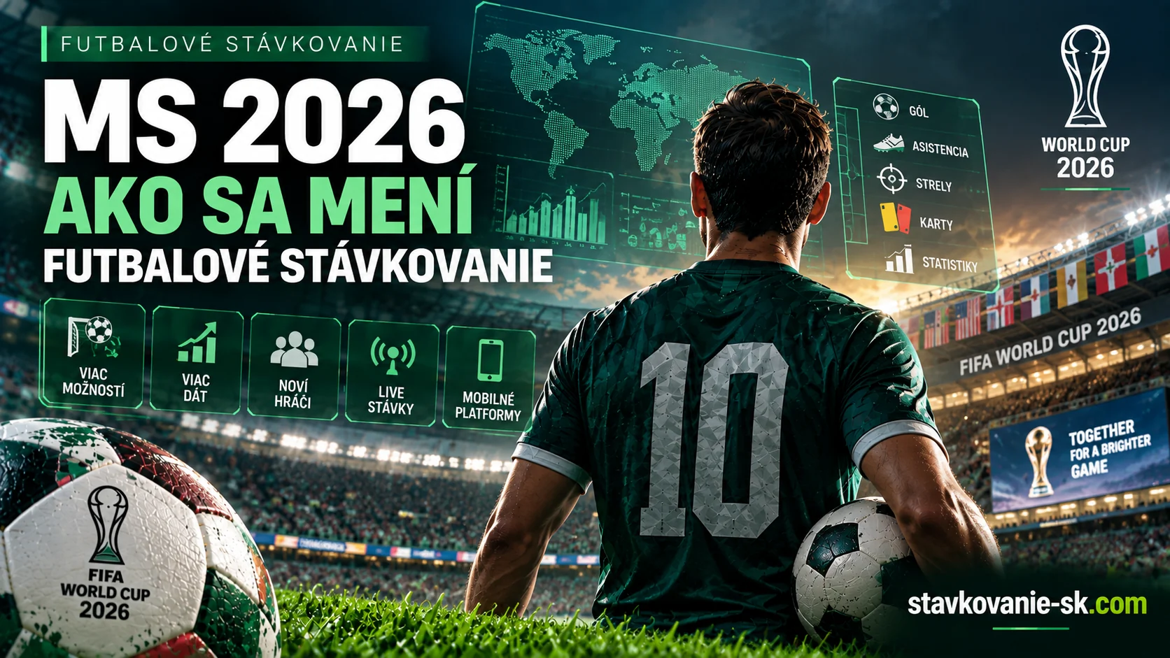 MS 2026 a zmeny vo futbalovom stávkovaní – player props, štatistiky a nové stávkové trhy